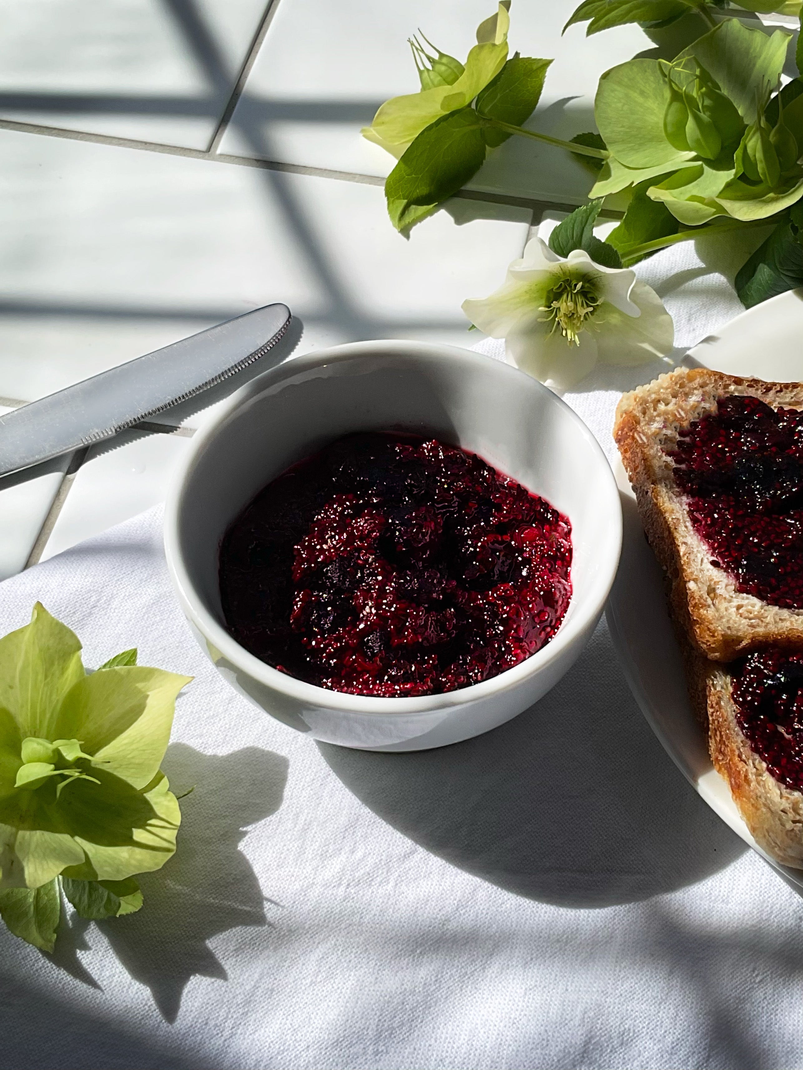 Blackcurrant Chia Jam