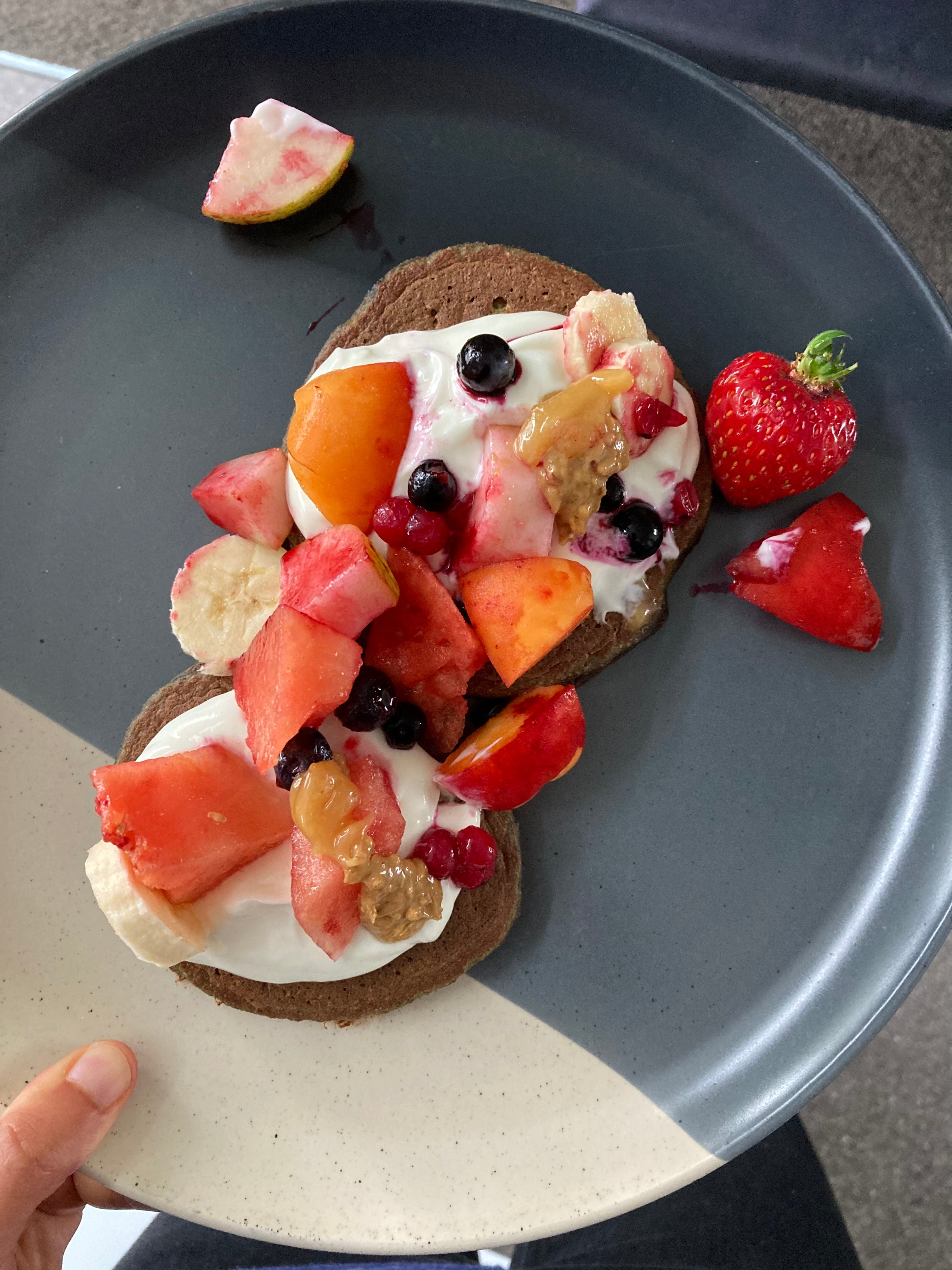 Blackcurrant & Beetroot Pancakes