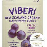 Freeze Dried Organic Blackcurrants 120g
